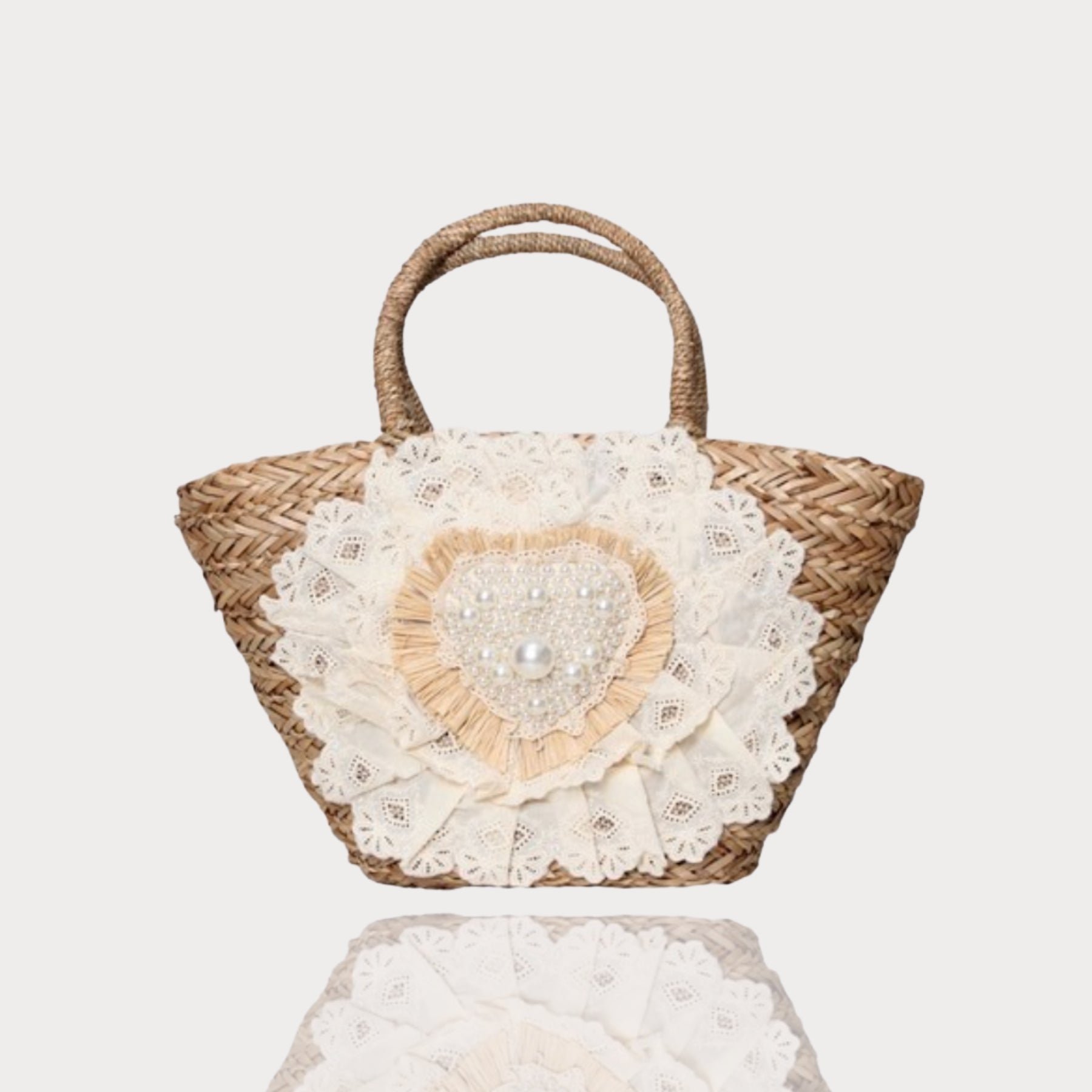 Panier dentelle
