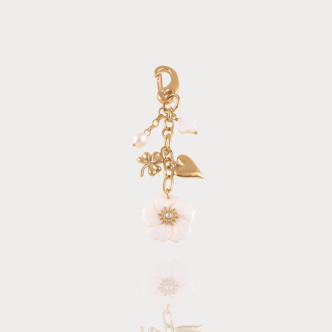 Porte-clés fleur